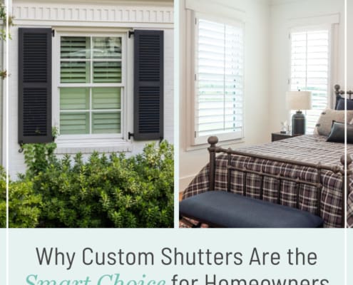 Why custom shutters are the smart choice for homeowners, a blog post by Dwell Shutter & Blinds.
