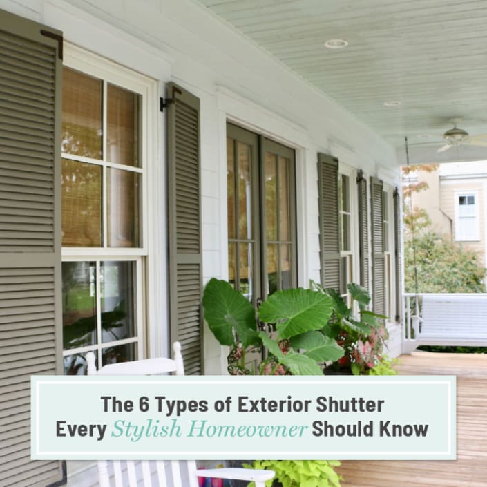 The 6 Types of Exterior Shutters Every Stylish Homeowner Should Know, a new blog post from Dwell Shutter and Blinds