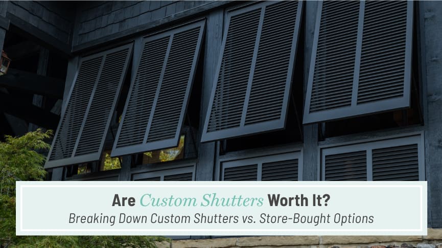 Are Custom Shutters Worth It? A Homeowner’s Guide to Window Treatment Investment, a new blog post from Dwell Shutter and Blinds