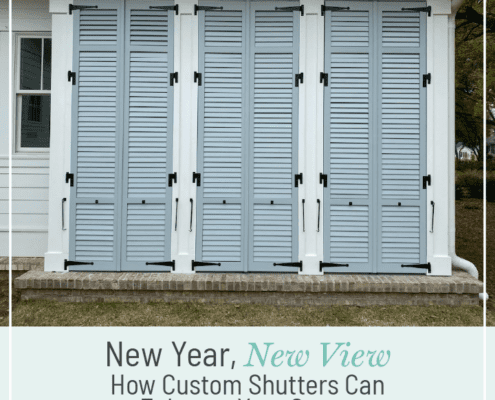 New Year, New View: How Custom Shutters Can Enhance Your Space, a new blog post from Dwell Shutter and Blinds